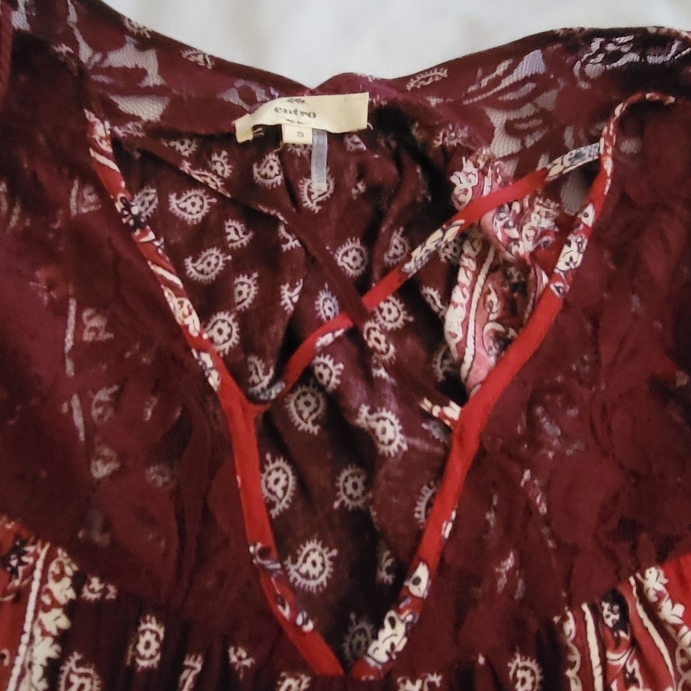 Entro Bohemian Lace Blouse - Picture 4 of 10